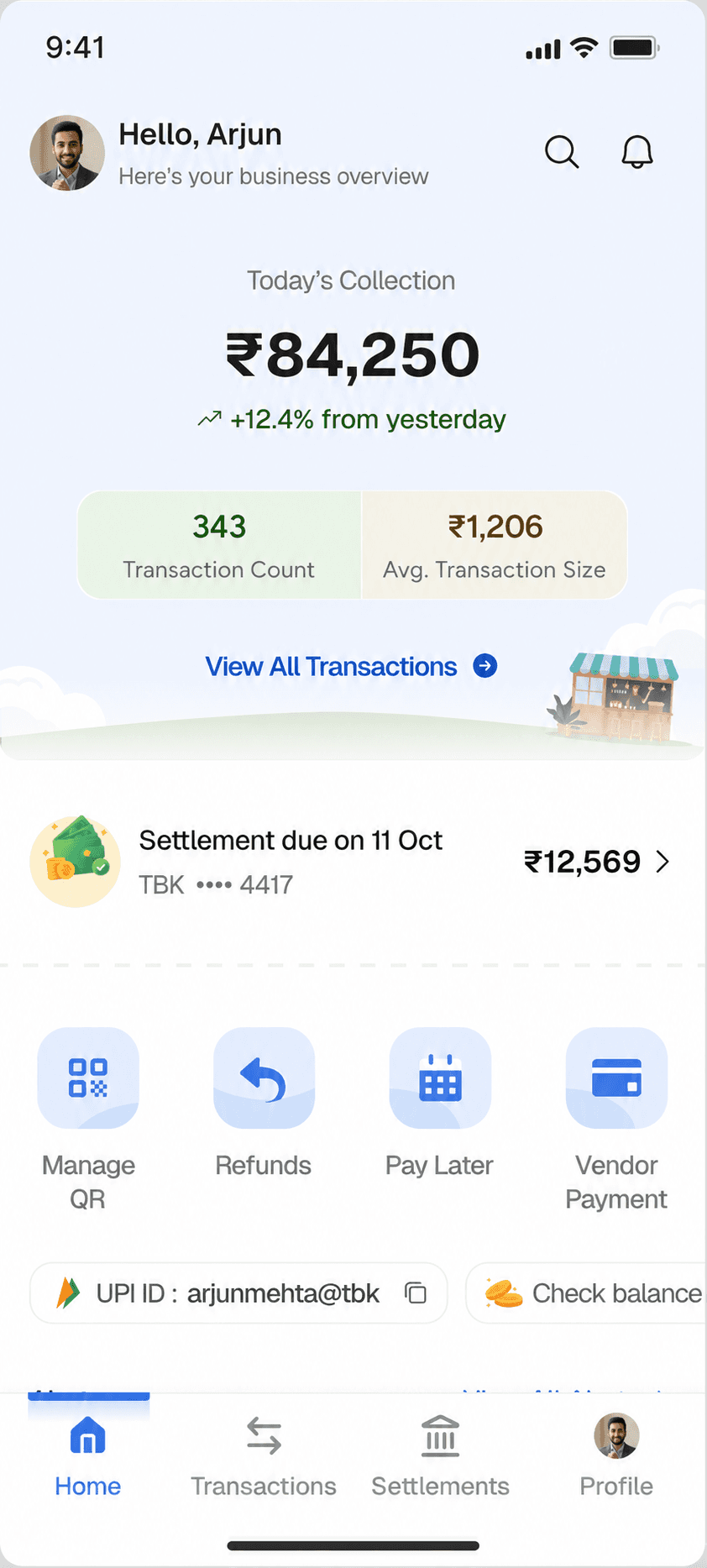 Merchant app business overview